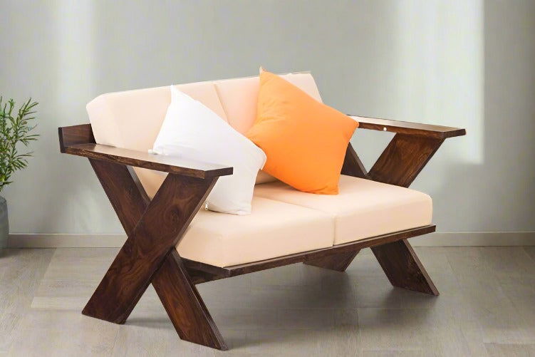 Wrinkle Sofa set Made With Solid Wood For Home & Office - Furnishiaa -  -